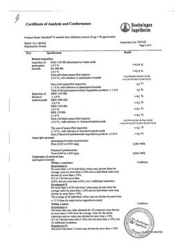 28084-Сертификат Беродуал Н, аэрозоль для ингаляций 20 мкг+50 мкг/доза 200 доз 1 шт-28