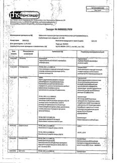 28219-Сертификат Цефазолин, порошок д/приг раствора для в/в и в/м введ 1 г фл 1 шт-16