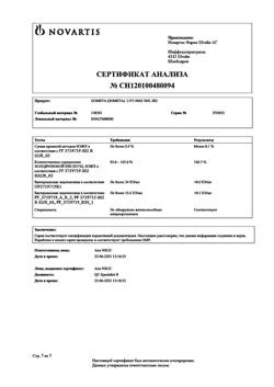 2858-Сертификат Зомета, концентрат д/приг раствора для инфузий 4 мг/5 мл 5 мл фл 1 шт-7