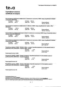 28681-Сертификат Амбробене Стоптуссин, таблетки 4 мг+100 мг  20 шт-37