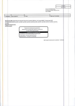 2872-Сертификат Пустырника экстракт, таблетки 14 мг 50 шт-22