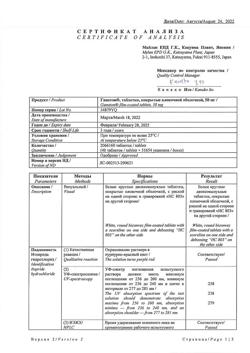 28890-Сертификат Ганатон, таблетки покрыт.плен.об. 50 мг 40 шт-2