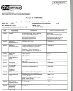 29619-Сертификат Магнелис В6, таблетки покрыт.об. 50 шт-2