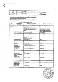 29619-Сертификат Магнелис В6, таблетки покрыт.об. 50 шт-40