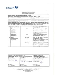 29925-Сертификат Ибуклин, таблетки покрыт.плен.об. 400 мг+325 мг  10 шт-36