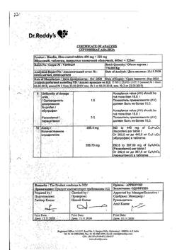 29925-Сертификат Ибуклин, таблетки покрыт.плен.об. 400 мг+325 мг  10 шт-14
