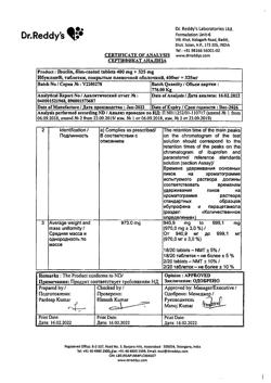 29925-Сертификат Ибуклин, таблетки покрыт.плен.об. 400 мг+325 мг  10 шт-56