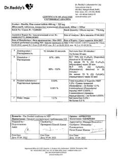 29925-Сертификат Ибуклин, таблетки покрыт.плен.об. 400 мг+325 мг  10 шт-63