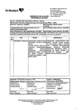 29925-Сертификат Ибуклин, таблетки покрыт.плен.об. 400 мг+325 мг  10 шт-54