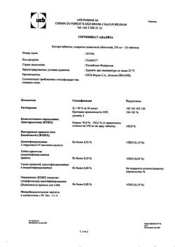 30082-Сертификат Кеппра, таблетки покрыт.плен.об. 250 мг 30 шт-7