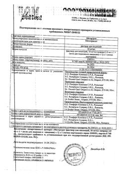 30282-Сертификат Метортрит, раствор для инъекций 10 мг/мл 2 мл шприцы 1 шт-9