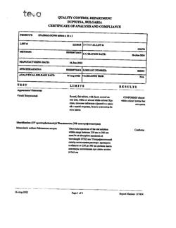 30434-Сертификат Спазмалгон, таблетки 20 шт-28
