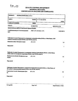 30434-Сертификат Спазмалгон, таблетки 20 шт-30
