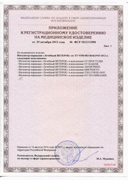30825-Сертификат Ингалятор-карандаш Лечебный ветерок  Антигрипп, 1,3 г-6