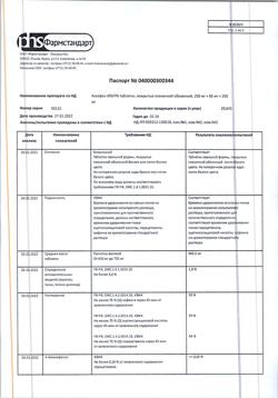31230-Сертификат Аскофен УЛЬТРА, таблетки покрыт.плен.об. 250 мг+65 мг+250 мг 20 шт-10