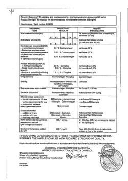 3171-Сертификат Баралгин М, раствор для в/в и в/м введ 500 мг/мл 5 мл 5 шт-37