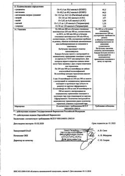 31752-Сертификат Реамберин, раствор для инфузий 1,5 % 400 мл фл 1 шт-47