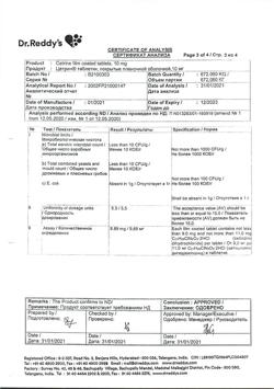 322-Сертификат Цетрин, таблетки покрыт.плен.об. 10 мг 20 шт-55
