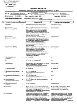 32232-Сертификат Д-Пантенол-Нижфарм, крем для наружного применения 5 % 50 г 1 шт-3