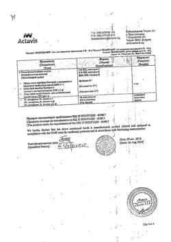 32805-Сертификат Троксевазин, гель для наружного применения 2 % 40 г 1 шт-63
