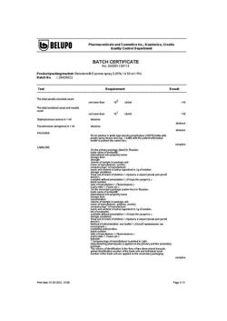 32840-Сертификат Белодерм Экспресс, спрей для наружного применения 0,05 % 50 мл 1 шт-32