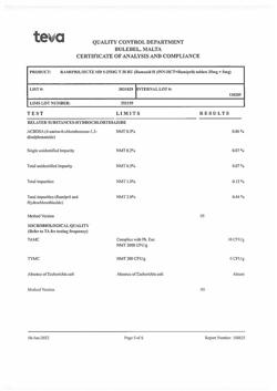 3307-Сертификат Рамазид Н, таблетки 5 мг+25 мг 30 шт-10