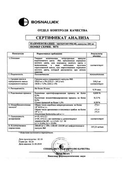 3483-Сертификат Энтерофурил, капсулы 200 мг 16 шт-73
