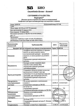 351-Сертификат Варилрикс, лиофилизат д/приг раствора для в/м и п/к введ 1 доза 1 шт-5