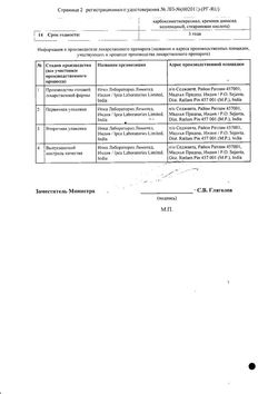 Сертификат ДИКАРДПЛЮС ТАБЛЕТКИ 12,5 МГ   №30-2