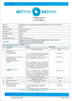 3882-Сертификат Спазмофарм, раствор для инъекций 500 мг+2 мг+0,02 мг/мл 5 мл 10 шт-2