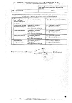 Сертификат ЛЕРКАНИДИПИН ТАБЛЕТКИ ПОКРЫТЫЕ ПЛЕНОЧНОЙ ОБОЛОЧКОЙ 10 МГ №60-2