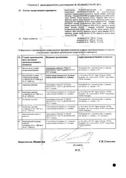 Сертификат АГАРТА МЕТ ТАБЛЕТКИ ПОКРЫТЫЕ ПЛЕНОЧНОЙ ОБОЛОЧКОЙ 50 МГ+1000 МГ   №60-2