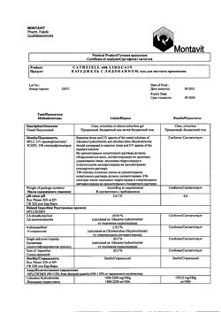 4898-Сертификат Катеджель с лидокаином, гель для местного применения 12,5 г шприцы 25 шт-12