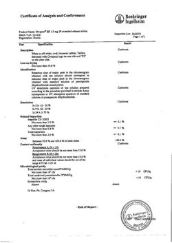 4972-Сертификат Мирапекс ПД, таблетки с пролонг высвобождением 1,5 мг 30 шт-2