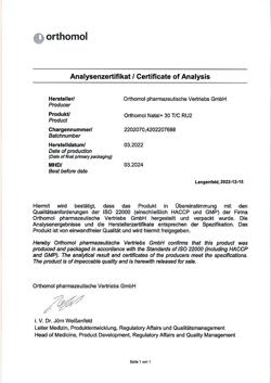 4987-Сертификат Ортомол Натал плюс/Orthomol Natal plus таблетки+капсулы, курс 30 дней-7