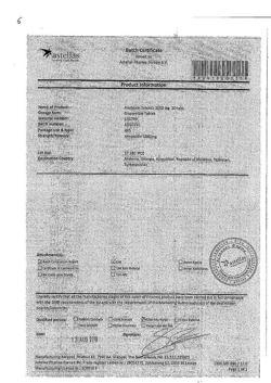 5167-Сертификат Флемоксин Солютаб, таблетки диспергируемые 1000 мг 20 шт-44