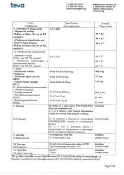 5374-Сертификат Спазмалгон, таблетки 10 шт-18