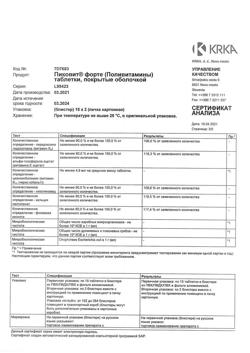 5840-Сертификат Пиковит форте, таблетки покрыт.об. 30 шт-3