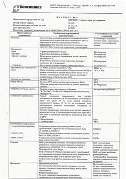 6261-Сертификат Анузол, суппозитории ректальные 10 шт-1