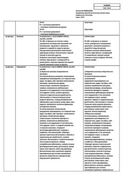 6385-Сертификат Парацетамол детский, суспензия для приема внутрь 120мг/5мл клубника 100 г 1 шт-13