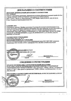 6429-Сертификат Церебрум композитум Н, раствор для в/м и п/к введ. 2,2 мл 100 шт-13