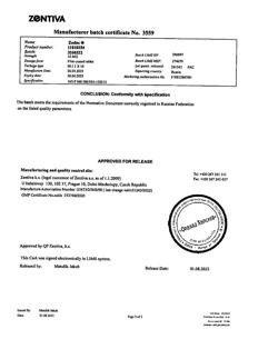 6910-Сертификат Зодак, таблетки покрыт.плен.об. 10 мг 30 шт-34