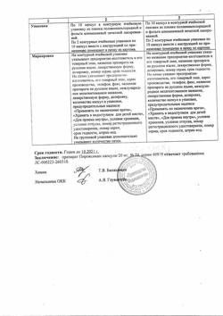 7242-Сертификат Вода для инъекций буфус, раствор для инъекций 2 мл 10 шт-29