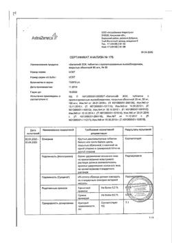 7291-Сертификат Беталок Зок, таблетки с пролонг высвобождением покрыт.плен.об. 50 мг 30 шт-36
