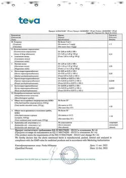 7500-Сертификат Алмагель, суспензия для приема внутрь 170 мл 1 шт-52