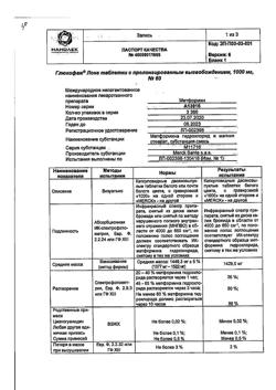 7558-Сертификат Глюкофаж Лонг, таблетки с пролонг высвобождением 1000 мг 60 шт-8