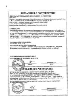 7626-Сертификат Церукал, раствор для в/в и в/м введ. 5 мг/мл 2 мл 10 шт-55