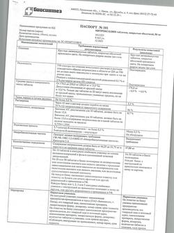 7815-Сертификат Нитроксолин, таблетки покрыт.об. 50 мг 50 шт-15