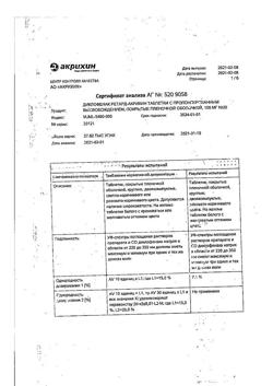 7967-Сертификат Диклофенак ретард- Акрихин, таблетки с пролонг высвобождением покрыт.плен.об. 100 мг 20 шт-13