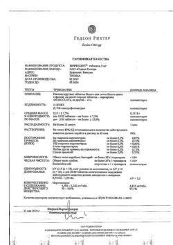 8015-Сертификат Норколут, таблетки 5 мг 20 шт-47